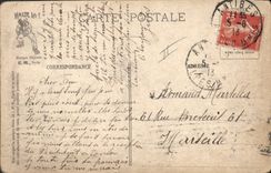 CPA Militaria Ballade de nuit