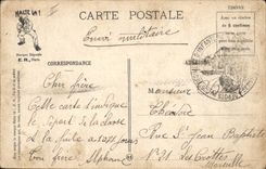 VINTAGE POSTCARD Militaria the scale of the class