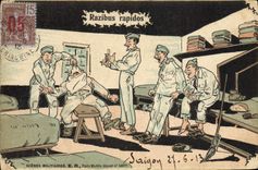 VINTAGE POSTCARD Militaria Razibus Rapidos