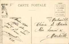 VINTAGE POSTCARD Militaria Drudgery Departure of the class