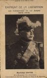 VINTAGE POSTCARD Militaria Loan of the release Marshal Joffre Winners of the Marne