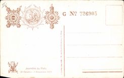 VINTAGE POSTCARD Militaria the day of the hairy one