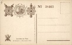 CPA Militaria La journee du poilu 