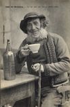 CPA Folklore Bretagne Cidre 