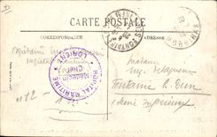 CPA Folklore Bretagne Vaches bretonnes Coin du marche Vaches