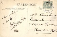 Marineros del folklore de la POSTAL de la VENDIMIA que entregan su pecado la salida para la fábrica de Bretaña