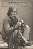 VINTAGE POSTCARD Brittany Folklore Quemener Old tailor of Coray