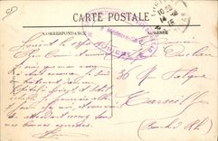 Engrase del sardiniere de la industria de Bretaña del folklore de la POSTAL de la VENDIMIA