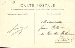 VINTAGE POSTCARD Brittany Folklore the old embroiderer of Bridge the Abbot