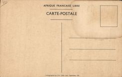 CPA Brazzaville AEF Arrivee du General de Gaulle dans la capitale de la France Libre 24 octobre 1940