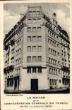 CPA La maison de la confederation Generale du Travail Rue Lafayette Paris CGT