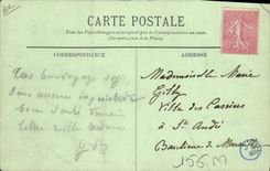 Tipos pesados de la POSTAL de la VENDIMIA de la mula del asno del país