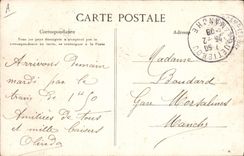 Vuelta del coche de la POSTAL de la VENDIMIA de los bueyes de los campos