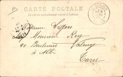 CPA Attelage Laboureurs Bourbonnais Boeufs