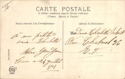 VINTAGE POSTCARD Fantasy First name Charlotte