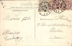 CPA Fantaisie Prenom Louise