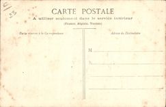 VINTAGE POSTCARD Gardeuse Goat of geese Costume of Marchoise old woman