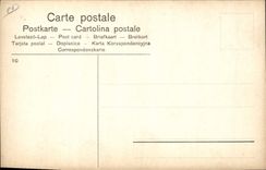 VINTAGE POSTCARD Goat Goats Folklore Peasants