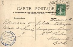 CPA Une jeune bergere Mouton TOP