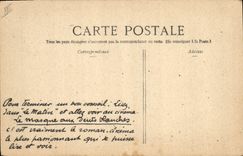 VINTAGE POSTCARD With the camp of the Indians Sheep and the goat