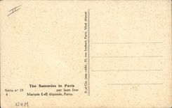 CPA Fantaisie Illustrateur The Sammies in Paris par Jean Jam Marianne