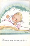 CPA Fantaisie Illustrateur Enfant Bebe