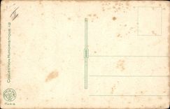 VINTAGE POSTCARD Fantasy Illustrator Men with the bar Tobacco Cigarette