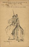 VINTAGE POSTCARD Fantasy Illustrator Danseues Women