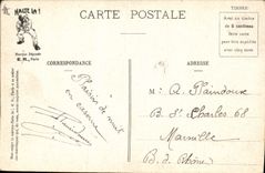 VINTAGE POSTCARD Militaria a dirty trick