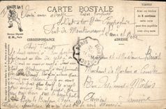 VINTAGE POSTCARD Militaria Being of room