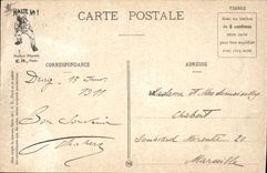 VINTAGE POSTCARD Militaria to lay down It