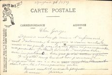 VINTAGE POSTCARD Militaria sporting distractions with the regiment the jump with the pole