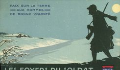 CPA Militaria Les foyers du soldat Union Franco-americaine YMCA