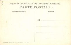 CPA Militaria Journee Francaise du Secours National