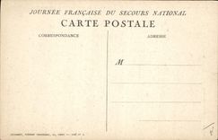 CPA Militaria Journee Francaise du Secours National