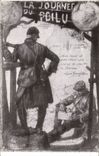 CPA Militaria La journee du poilu