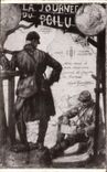 CPA Militaria La journee du poilu