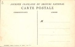 CPA Militaria Journee Francaise du Secours National