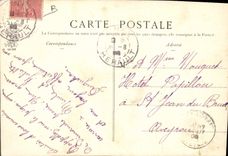 CPA Folklore Un pique nique 