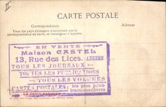 CPA Folklore Cueillette des glycines