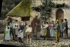 CPA Folklore Un charlatan au village Diable