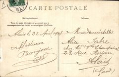 CPA Folklore Moutons a la mare 