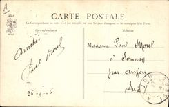 CPA Folklore Le bucheron