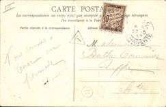 CPA Folklore La vie aux champs Le coup de l'etrier Cheval