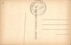 POSTAL St Vincent de Jard Portrait de la VENDIMIA de Sr. Georges Clémenceau