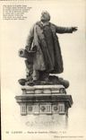 CPA Cahors Statue de Gambetta