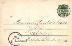 CPA Fantaisie Tabac Leipzig 1900 Cigare