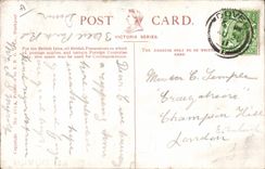 VINTAGE POSTCARD Fantasy Tobacco Dover Cigar Cigarette