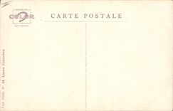 VINTAGE POSTCARD Fantasy Tobacco Man Mulhouse 1914 Militaria