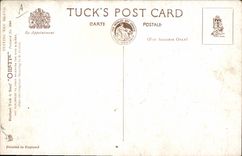 VINTAGE POSTCARD Fantasy Tobacco Dog Cigar